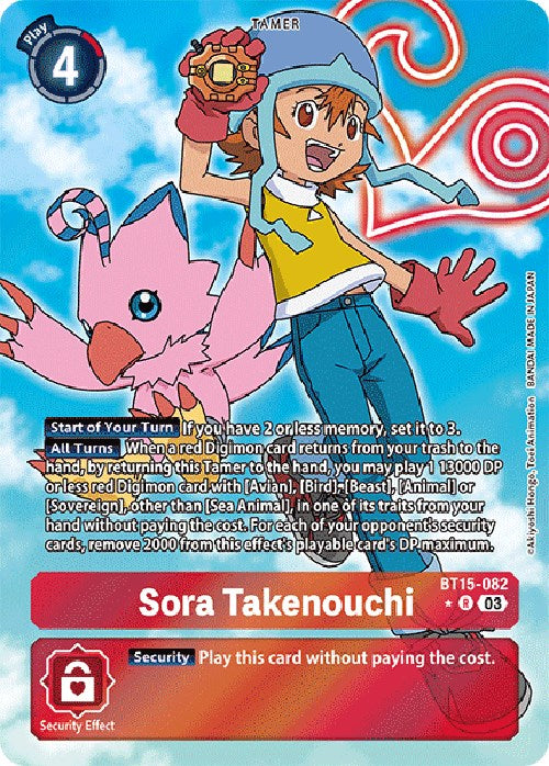 Image of Sora Takenouchi [BT15-082] (Alternate Art) [Exceed Apocalypse]