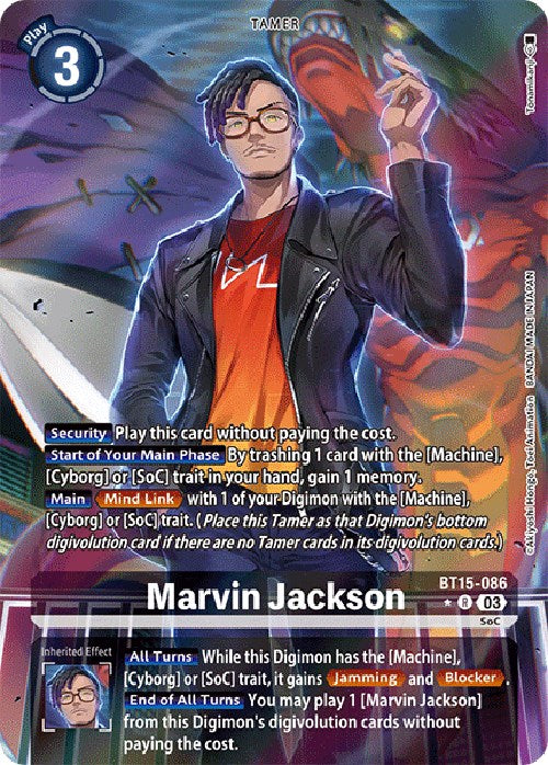 Image of Marvin Jackson [BT15-086] (Alternate Art) [Exceed Apocalypse]