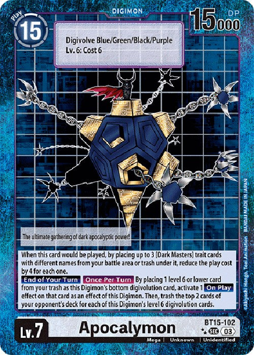 Image of Apocalymon [BT15-102] (Special Edition Alternate Art) [Exceed Apocalypse]