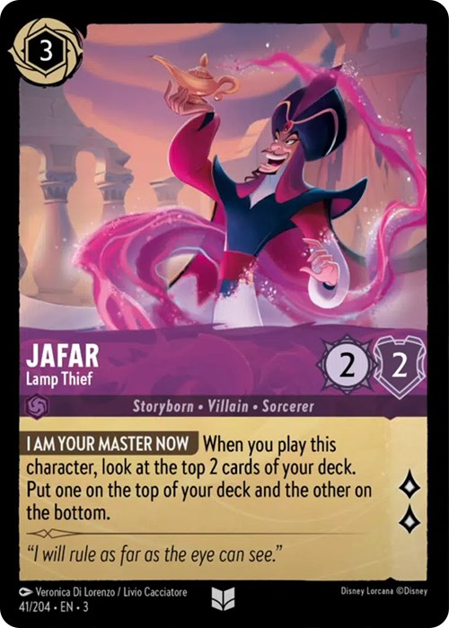 Image of Jafar - Lamp Thief (41/204) [Into the Inklands]