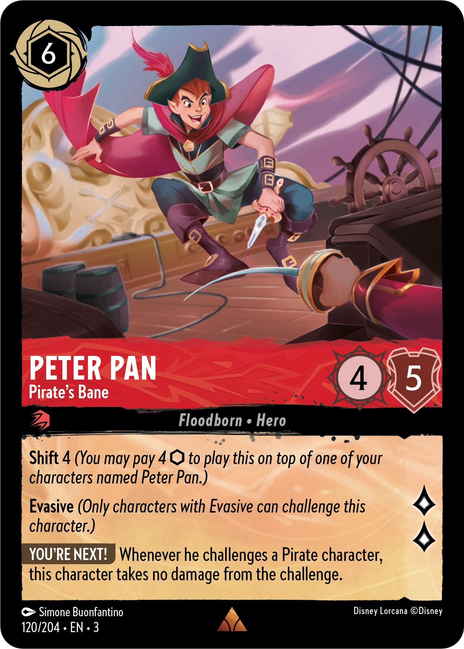 Image of Peter Pan - Pirate's Bane (120/204) [Into the Inklands]