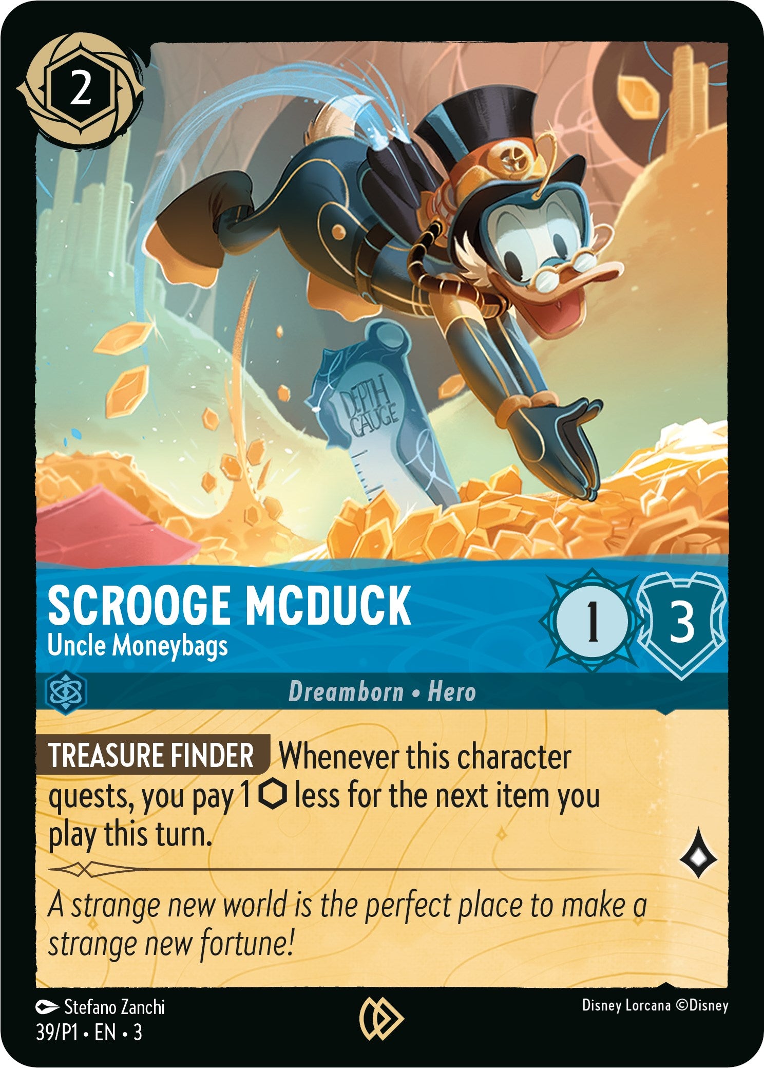 Image of Scrooge McDuck - Uncle Moneybags (39) [Promo Cards]