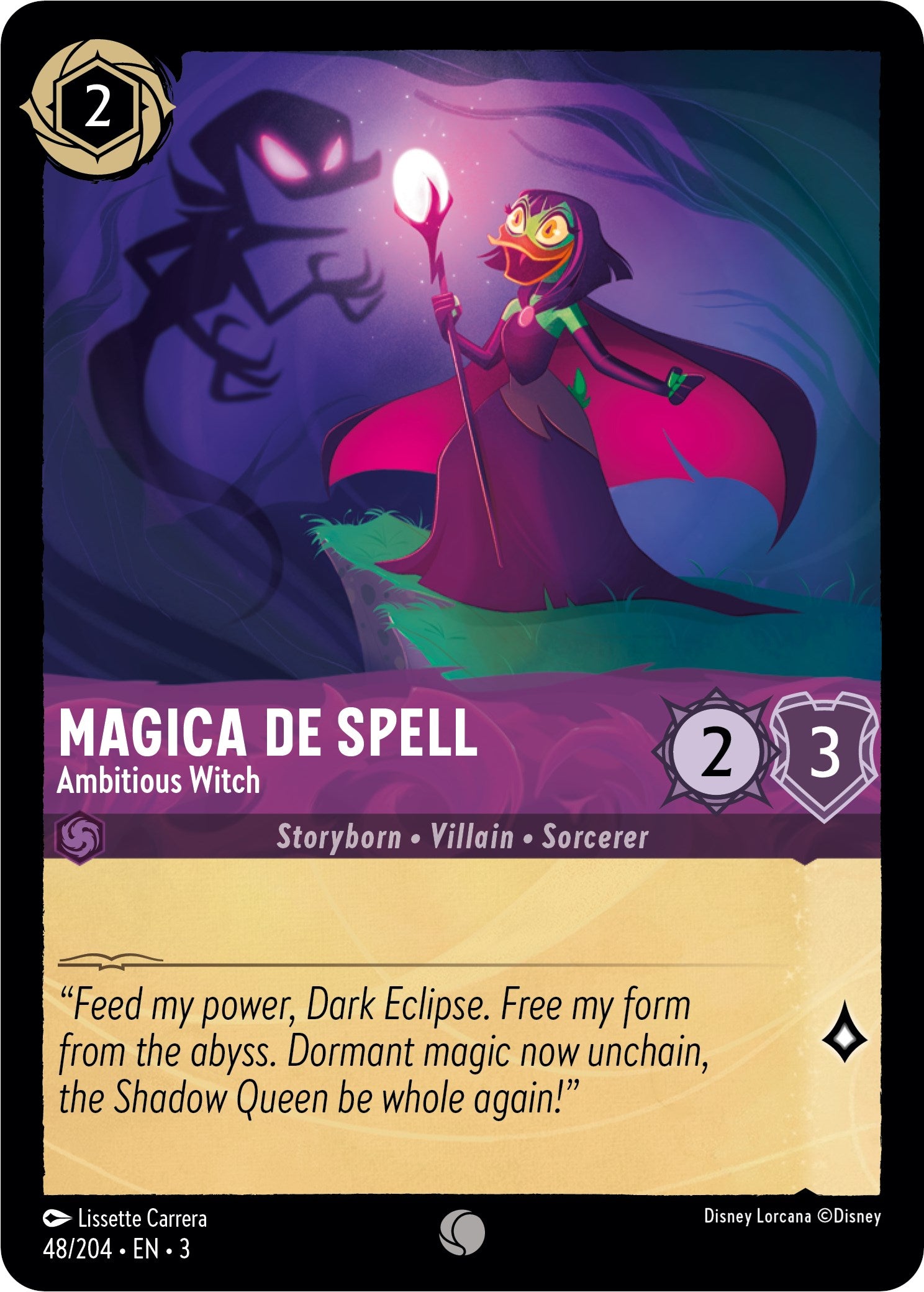 Image of Magica De Spell - Ambitious Witch (48/204) [Into the Inklands]