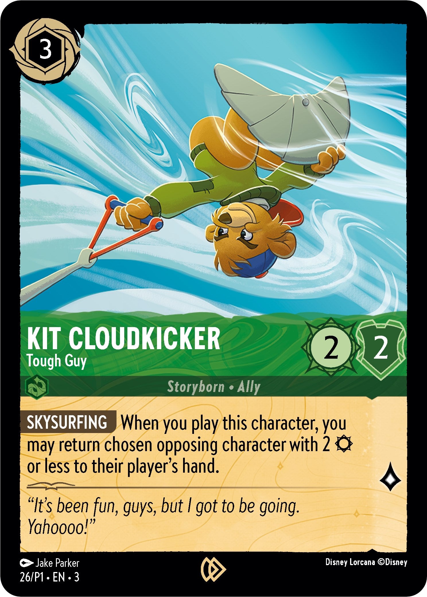 Image of Kit Cloudkicker - Tough Guy (26) [Promo Cards]