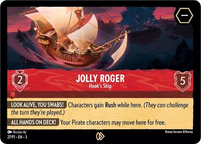 Image of Jolly Roger - Hook's Ship (27) [Promo Cards]