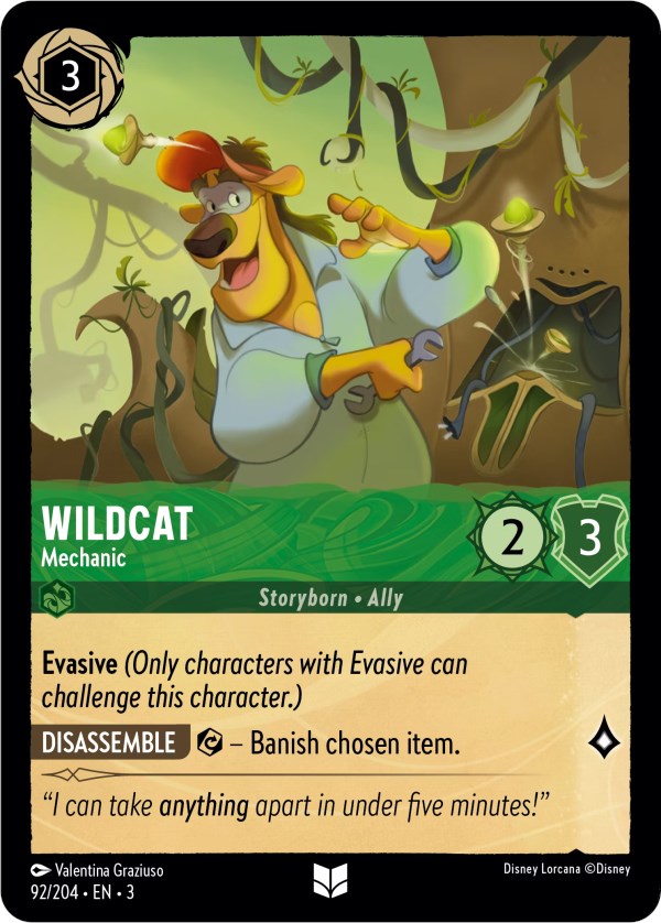 Image of Wildcat - Mechanic (92/204) [Into the Inklands]
