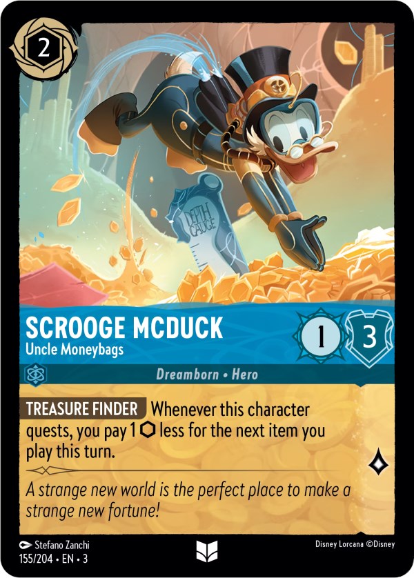 Image of Scrooge McDuck - Uncle Moneybags (155/204) [Into the Inklands]