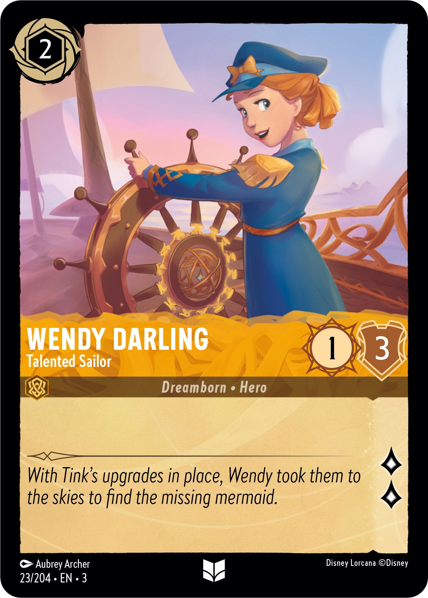 Image of Wendy Darling - Talented Sailor (23/204) [Into the Inklands]