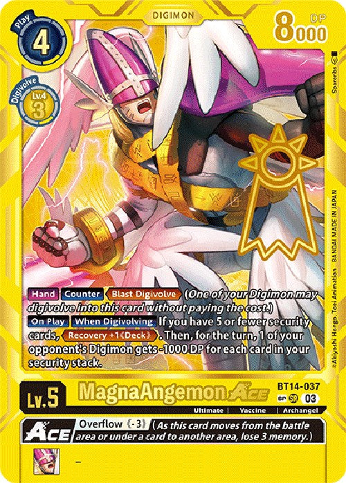 Image of MagnaAngemon Ace [BT14-037] [Exceed Apocalypse]