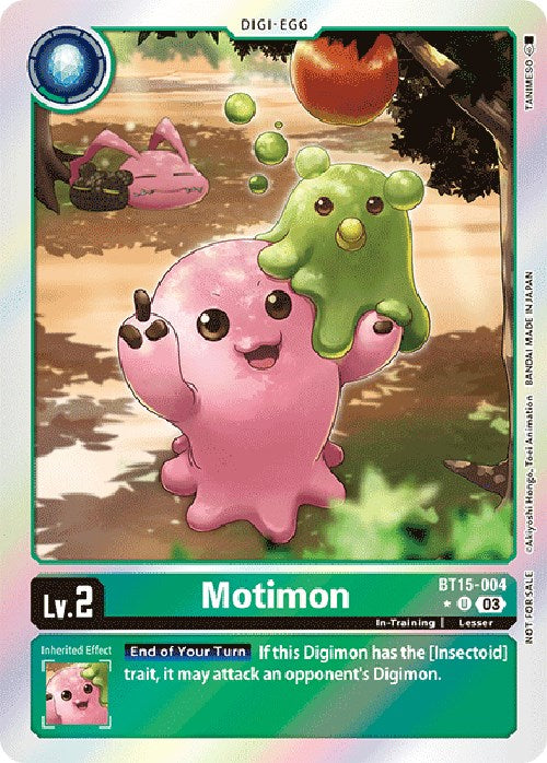 Image of Motimon [BT15-004] (Exceed Apocalypse Box Promotion Pack) [Exceed Apocalypse Promos]