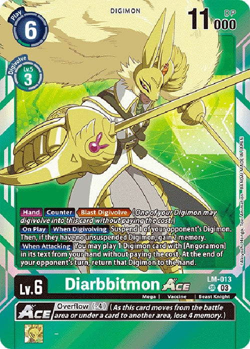 Image of Diarbbitmon Ace [LM-013] (English Exclusive) [Exceed Apocalypse]