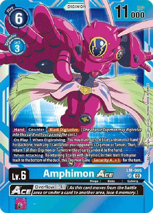 Image of Amphimon Ace [LM-005] (English Exclusive) [Exceed Apocalypse]