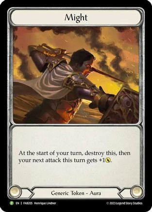 Image of Might [FAB205] (Heavy Hitters Betsy Blitz Deck)  Cold Foil