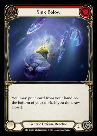 Image of Sink Below (Red) [JDG020] (Promo)  Cold Foil
