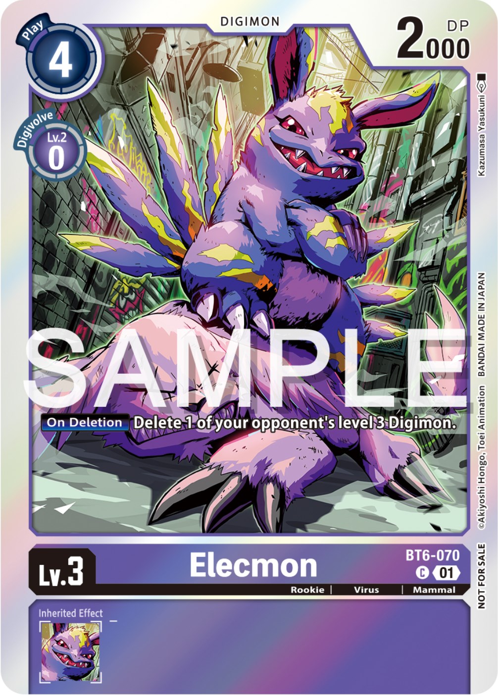 Image of Elecmon [BT6-070] (Official Tournament Pack Vol.12) [Double Diamond Promos]