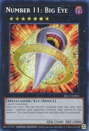 Image of Number 11: Big Eye [BLC1-EN001] Secret Rare