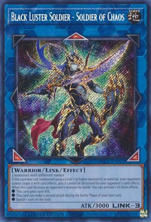 Image of Black Luster Soldier - Soldier of Chaos [BLC1-EN002] Secret Rare