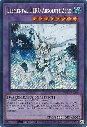 Image of Elemental HERO Absolute Zero [BLC1-EN004] Secret Rare