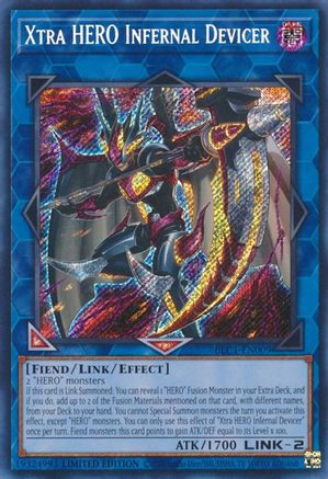 Image of Xtra HERO Infernal Devicer [BLC1-EN009] Secret Rare
