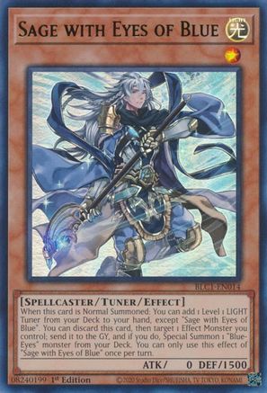 Image of Sage with Eyes of Blue [BLC1-EN014] Ultra Rare