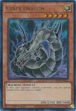Image of Cyber Dragon (Alternate Art) [BLC1-EN021] Ultra Rare
