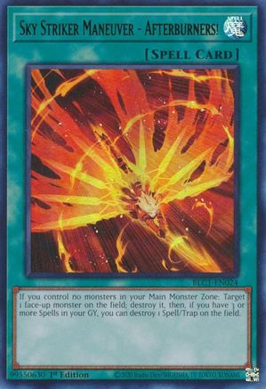 Image of Sky Striker Maneuver - Afterburners! [BLC1-EN024] Ultra Rare