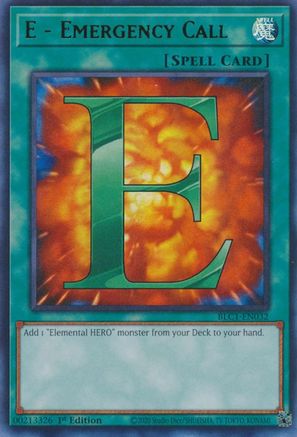Image of E - Emergency Call [BLC1-EN032] Ultra Rare