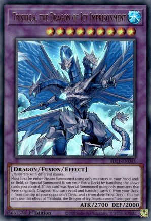 Image of Trishula, the Dragon of Icy Imprisonment [BLC1-EN045] Ultra Rare