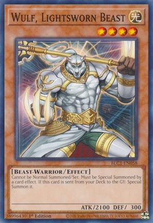 Image of Wulf, Lightsworn Beast [BLC1-EN058] Common