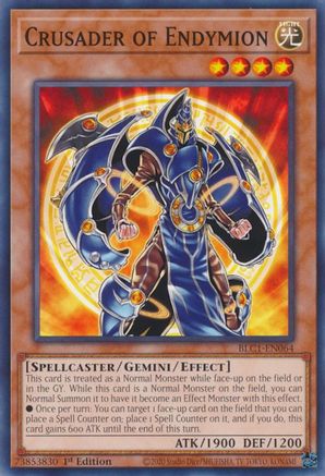Image of Crusader of Endymion [BLC1-EN064] Common