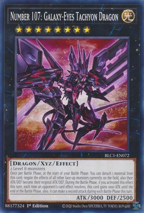 Image of Number 107: Galaxy-Eyes Tachyon Dragon [BLC1-EN072] Common