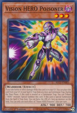 Image of Vision HERO Poisoner [BLC1-EN083] Common