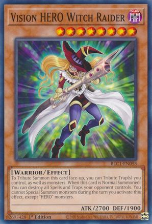 Image of Vision HERO Witch Raider [BLC1-EN098] Common