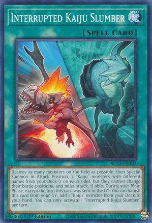 Image of Interrupted Kaiju Slumber [BLC1-EN103] Common