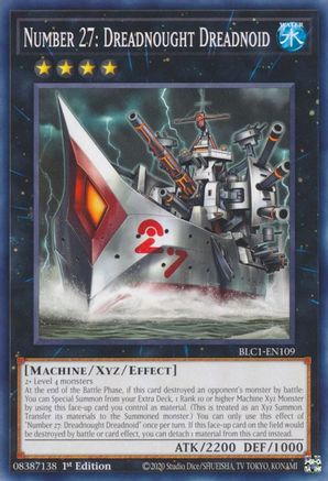 Image of Number 27: Dreadnought Dreadnoid [BLC1-EN109] Common