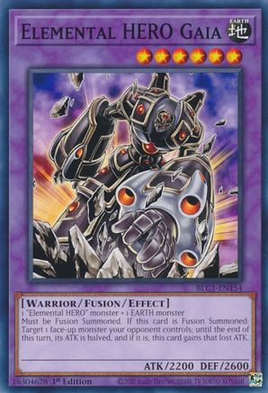 Image of Elemental HERO Gaia [BLC1-EN154] Common