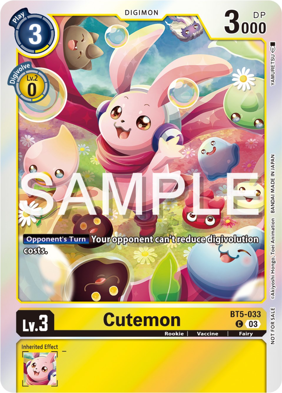Image of Cutemon [BT5-033] (Winner Pack -Exceed Apocalypse-) [Battle of Omni Promos]