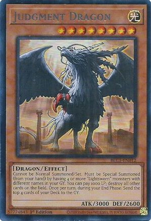 Image of Judgment Dragon (Silver) [BLC1-EN012] Ultra Rare