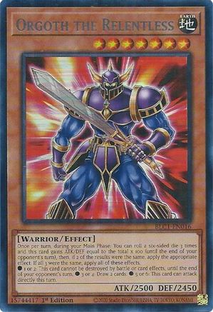 Image of Orgoth the Relentless (Silver) [BLC1-EN016] Ultra Rare