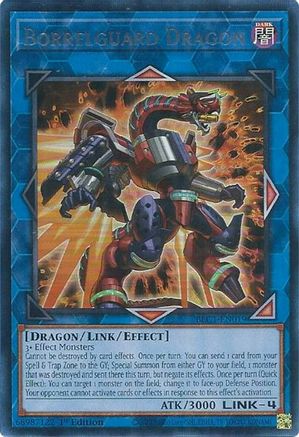 Image of Borrelguard Dragon (Silver) [BLC1-EN019] Ultra Rare