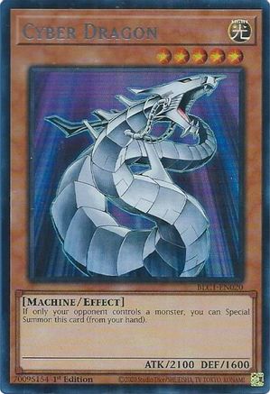 Image of Cyber Dragon (Silver) [BLC1-EN020] Ultra Rare