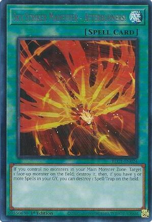 Image of Sky Striker Maneuver - Afterburners! (Silver) [BLC1-EN024] Ultra Rare