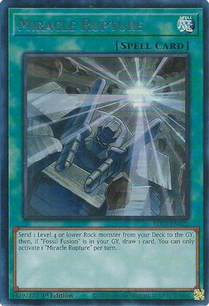 Image of Miracle Rupture (Silver) [BLC1-EN025] Ultra Rare
