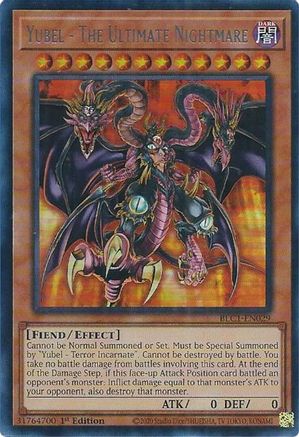 Image of Yubel - The Ultimate Nightmare (Silver) [BLC1-EN029] Ultra Rare