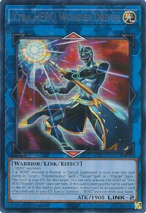 Image of Xtra HERO Wonder Driver (Silver) [BLC1-EN031] Ultra Rare