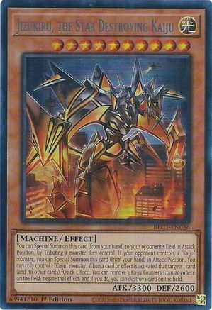 Image of Jizukiru, the Star Destroying Kaiju (Silver) [BLC1-EN036] Ultra Rare