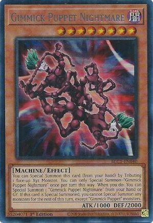 Image of Gimmick Puppet Nightmare (Silver) [BLC1-EN040] Ultra Rare