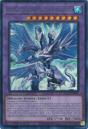 Image of Trishula, the Dragon of Icy Imprisonment (Silver) [BLC1-EN045] Ultra Rare