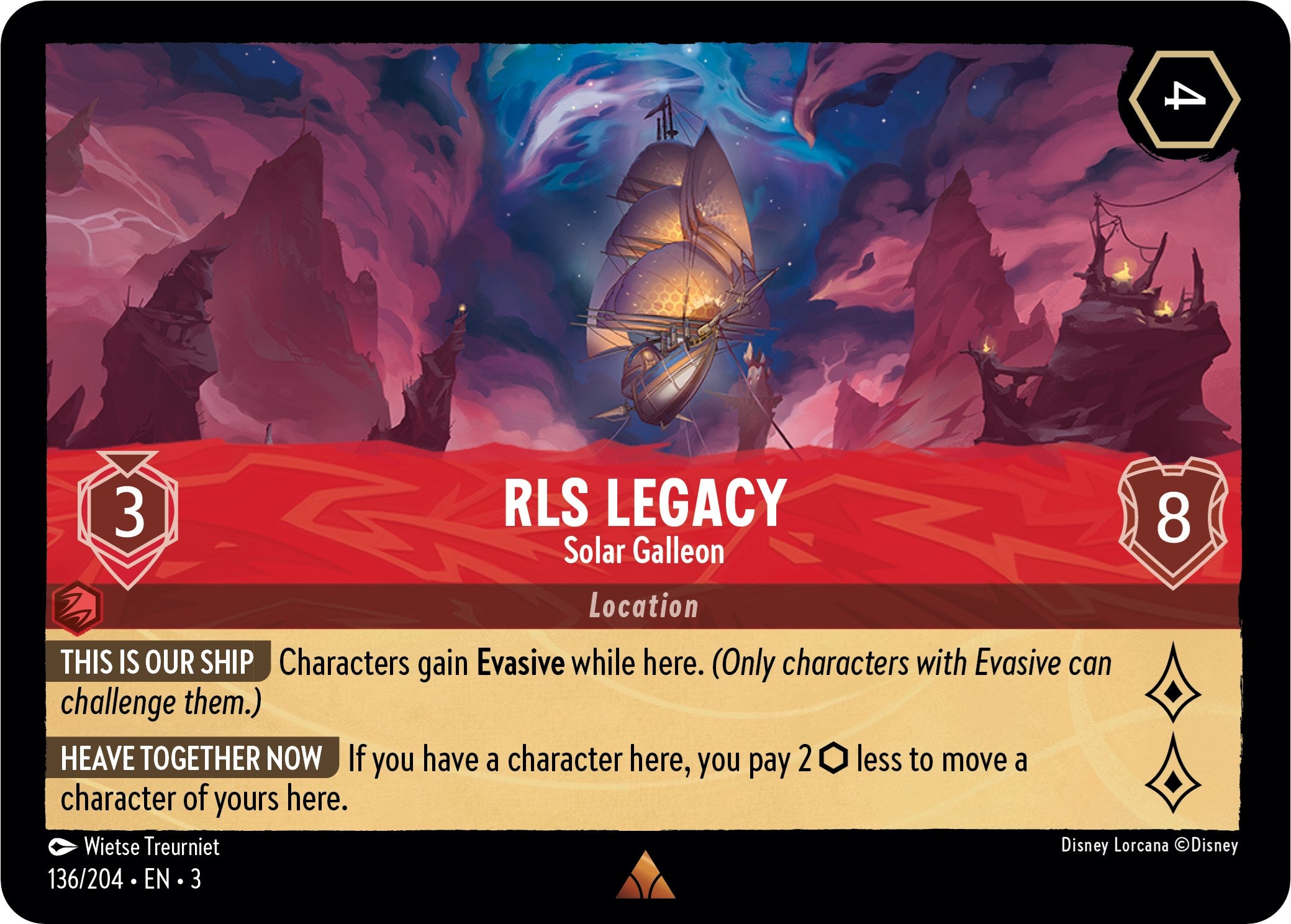 Image of RLS Legacy - Solar Galleon (136/204) [Into the Inklands]