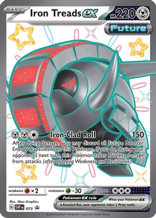 Image of Iron Treads ex (073) [Scarlet & Violet: Black Star Promos]